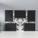 Photo frame plastic in 5 photos 10x15 cm "Leaves and medallions" White 32x46 cm