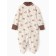 Children's overalls with closed legs "Lion", Milk color, height 68 cm