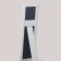 Mirror "Oliver", floor, 33x120 cm, in a white frame