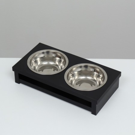 Animal feeder is double, 2 x 350 ml, 31.5 x 16 x 6.7 cm-2