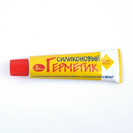 Silicone sealant universal (up to -30), white 40 ml