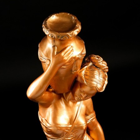 Фигура "Девушка с кувшином" бронза, 140см-4