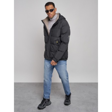 Sports Bologna male winter, size 54, black color-9