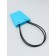 Bag for flowers Blue moisture-resistant, 12x12-8x8-12.5 cm