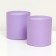 Set of round boxes 2B1, "lilac", without a cover, 10 x 10 x 10.5 cm