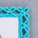 Photo frame 10x15 cm plastic L-7 turquoise (plastic screen)