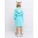 Baby robe, height 110 cm, mint color