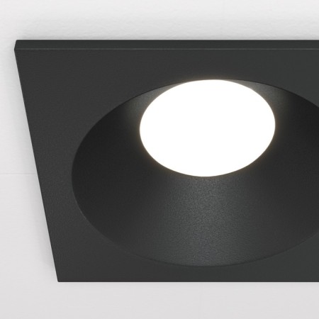 The built-in lamp Technical DL033-2-01B, 1x50W, 8.5x8.5x4.5 cm, GU10, Black Color Black-2