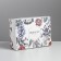 Gift folding box, packaging, "flowers", 21 x 15 x 7 cm