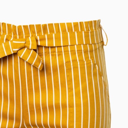 Women's casual shorts, mustard color, size 48-9