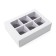 Folding box under 6 sweets, white, 13.7 x 9.8 x 3.8 cm