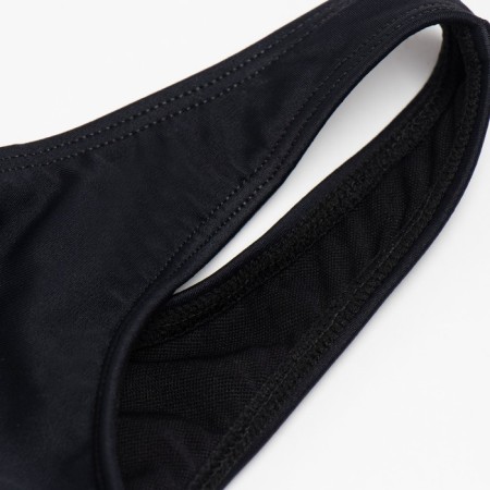 Swimsuit female separate minku with a strap black color, size 44-7