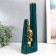 Souvenir ceramics "bubbles" green with gold 6x12x30 cm