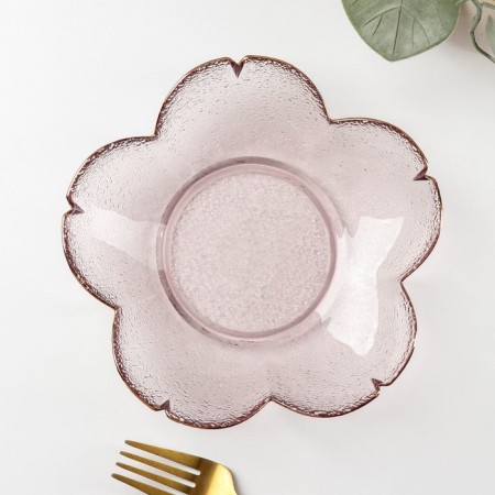 Glass Figure Salad "violet", 280 ml, 17 × 3.5 cm-1
