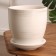 Flower pot "Calyari" gray silver 3.5 l