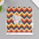 Scrapbooking "Zigzag" density 180 grams set 10 pcs 15.5x17 cm