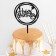 Topper for the cake "Happy Birthday", 16.5 × 12.5 × 0.1 cm