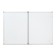 Magnetic marker board 300*100/100*75*2 Calligrata, three-section, in aluminum frame