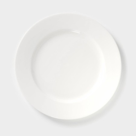 Porcelain plate porous pantage Wilmax Stella Pro, D = 15 cm, white color