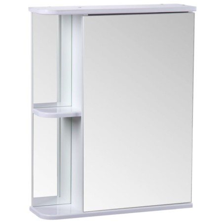 Bathroom mirror "Tura 5500", with two shelves, 55 x 15.4 x 70 cm