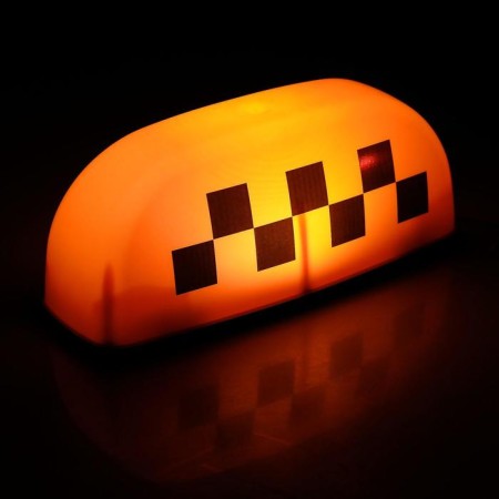 The sign "Taxi" magnetic, with backlight, 12 V, orange-3