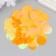 Sequins "circle" orange set 30 g d = 2 cm