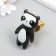 Handle for the casket ceramics, Panda metal 6.3x3.5 cm