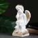 Figure "Angel on the pedestal" White 25x14x12cm