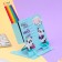 Book stand with an organizer for pencils "Panda loves you and read", 16 x 16 cm