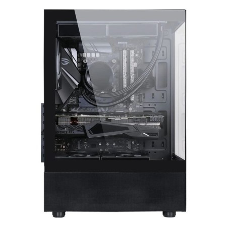 The Formula Crystal Z1 Plus Black Black BC BP ATX 2x120mm 2xusb2.0 1xusb3.0 Audio Bott PSU-2