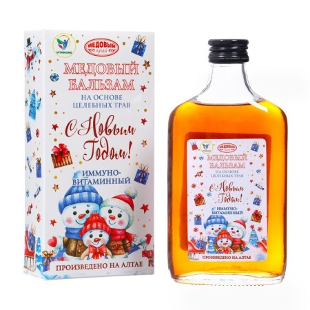New Year's honey balm Altai "Immino-vitamin", 250 ml-1