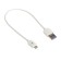 EXPLOYD EX-K-1386, Lightning-USB, 2.4 A, 0.25 m, silicone braid, white