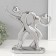 Souvenir ceramics "pair of unusual" silver 7.5x26x27 cm