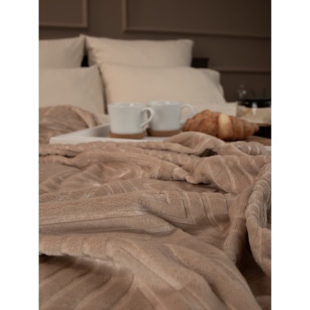 Texrepublic blanket, size 200x220 cm, beige color-7