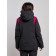 Ski jacket women's winter, size 44, black color