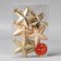 Christmas tree decoration "Starfall" (set 6 pcs) 8 cm, gold