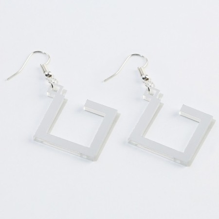 Earrings "everything will perform the new year" 3 x 1.5 cm-2