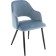 STILL WITH A CREARCASAS Konor Metal/Fabric, Black/Blue 51x51x79 cm