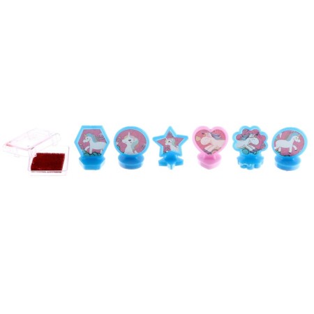 Printing color "unicorns", set of 6 pcs., Stamping pillow-2