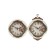 Watch wall interior double-sided, smooth move, 27 × 8 cm, dial d-19 cm, white