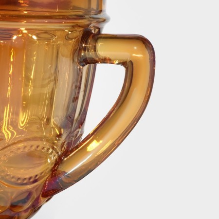 Glass Glass Magistro "La-Channel", 1.1 L, Amber color-2