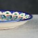 Plate of the Rishtan ceramics "Flowers", blue, flat, 15 cm, mix