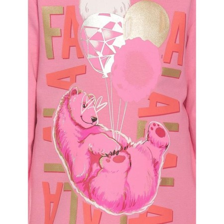 Sweatshirt for girls, height 92 cm, pink color-2