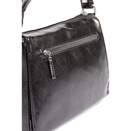 Cross-Body Bag, eco-leather, Ludor black, 27x7x20 cm-2