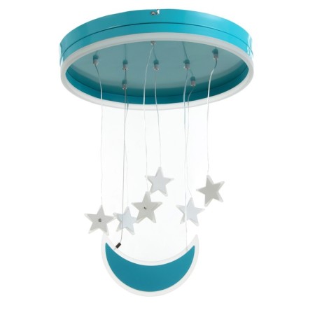 Lunar Light Chandelier LED 58W blue 50x50x60 cm Bayerlux-1