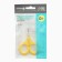 Scissors children's, manicure, with a cap, yellow color