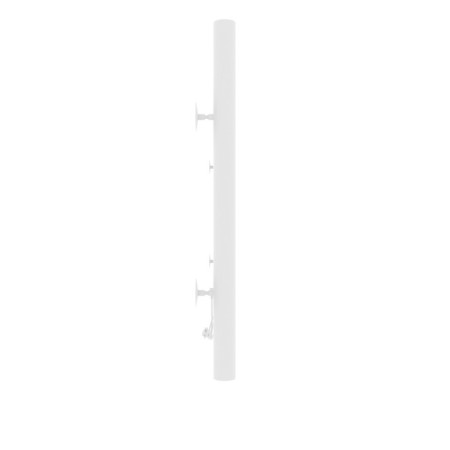 Towel electric heated Laris Olivia ChK8, 800x500 mm, 8 crossbars, right, white-12