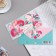 Money envelope "On Birthday!" Flowers, gift, congregre, glitter, 17x8 cm