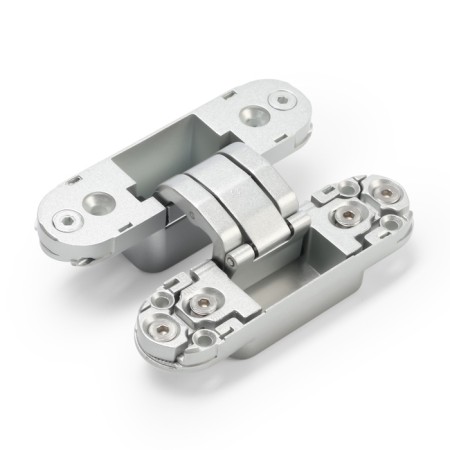 Loop Lockland hidden installation, 30x110 mm, with 3D regulation, matte chromium color-6