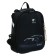 School backpack 38 x 30 x 16 cm, ergonomic back, stavia "monochrome", black